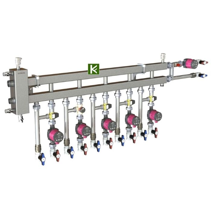 Гидроколлектор с гидрострелкой