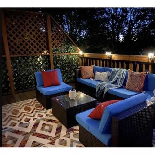 Преграда за балкон, тераса и ограда тип изкуствен жив плет 3х0.5М