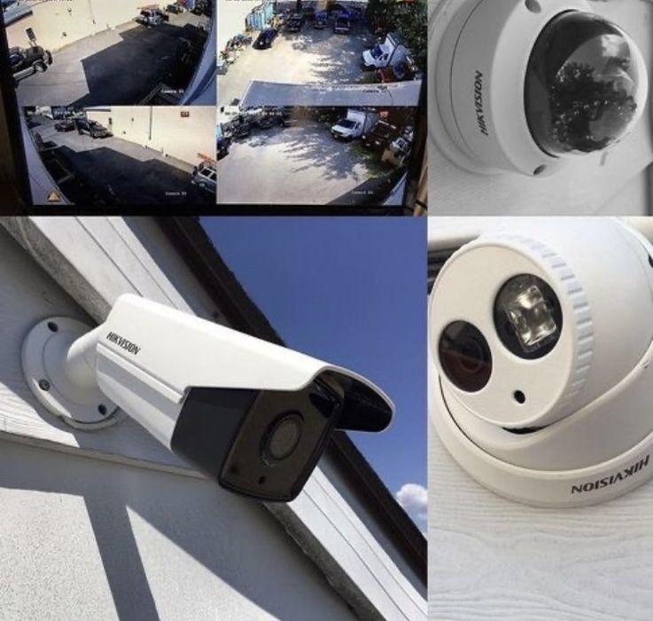 Установка систем видеонаблюдения.