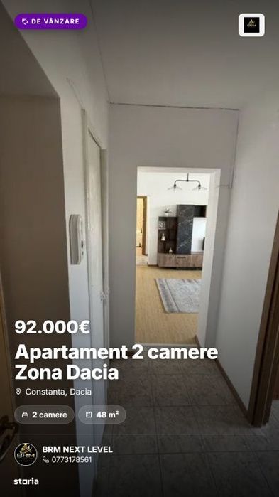 Apartament 2 camere Zona Dacia