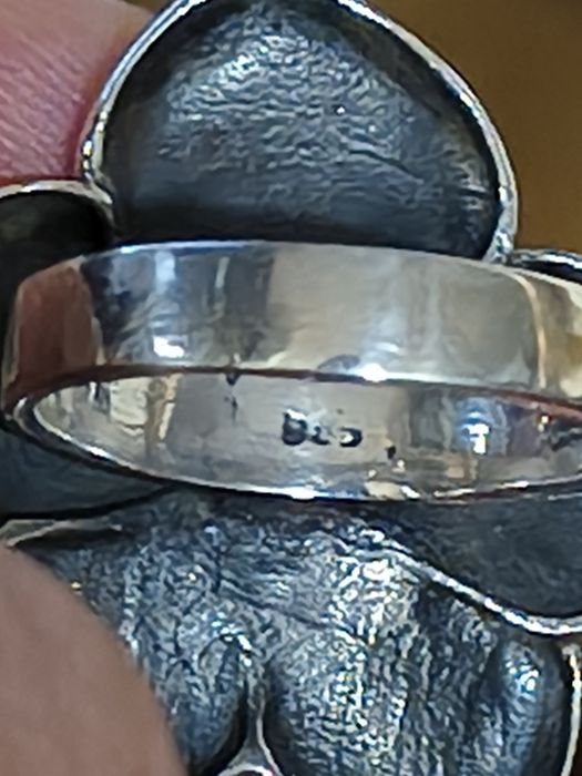 Inel statement din argint