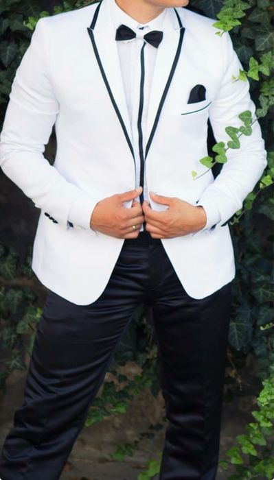 Мъжко бяло сако размер 48