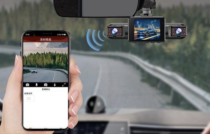 Видеорегистратор 4 камеры + WiFi