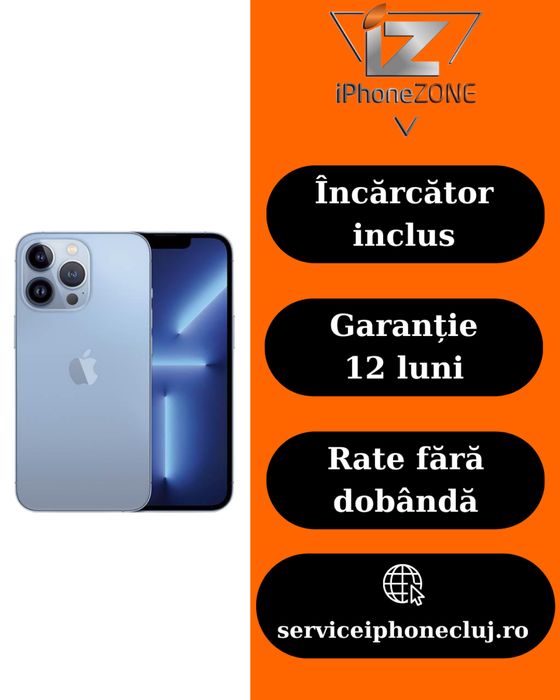 Magazin vinde iphone 13 pro max 128gb 100% garantie