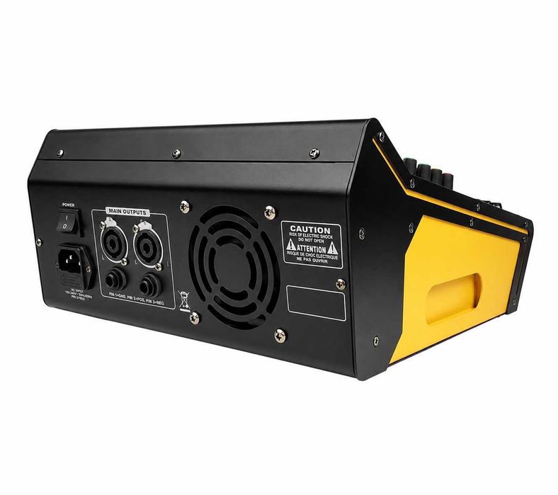 Mixer audio 2 x 450W 4 canale KTN4 Stereo 16 Efecte DSP cu amplificator Bluetooth USB Egalizator