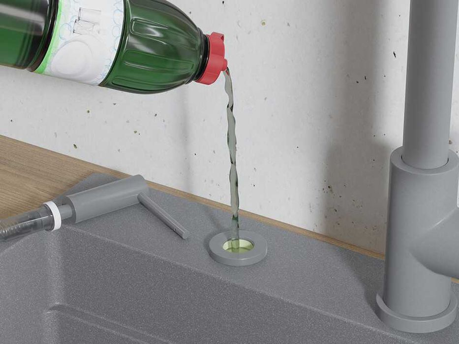 Сив смесител за кухня с изтегляща глава, 2 режима на струя - 9010