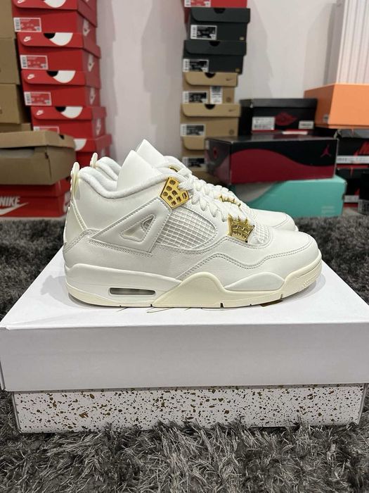 #NOU# Nike Air Jordan 4 Retro Metalic Gold - Verificare Colet -