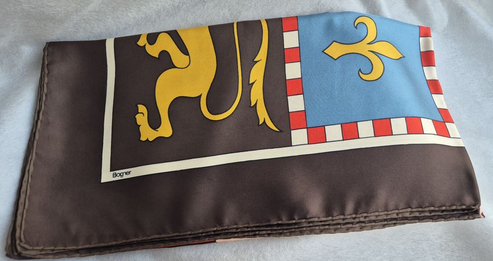 Esarfa matase BOGNER vintage