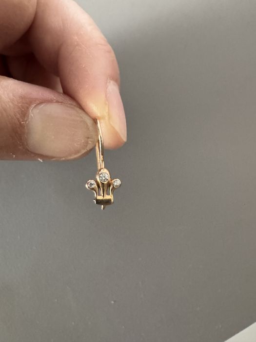 Серьги золотые для девочек