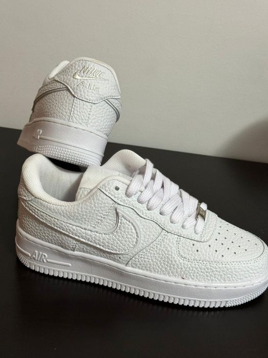 Adidasi Nike Air Force One albi - Fete & Baieti