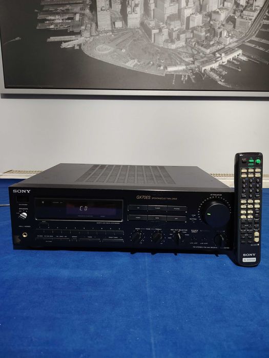 SONY STR-GX70ES FM Stereo Receiver, funcționează numai boxa dreapta