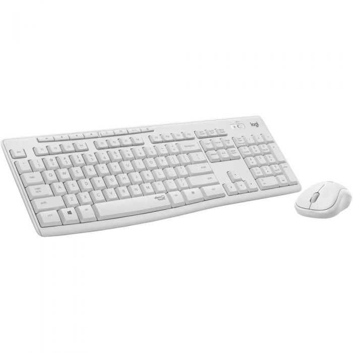 Kit Mouse si Tastatura wireless Logitech MK295 silent cod 920-009824 culoare alb garantie nou Sigilat