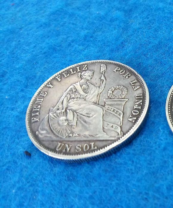 монета серебро 1871года