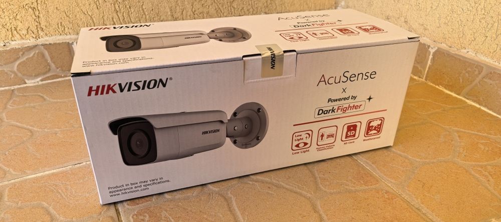 Camera Supraveghere Exterior Hikvision 4MP_IP67_IR 60M_SIGILATA/NOUA