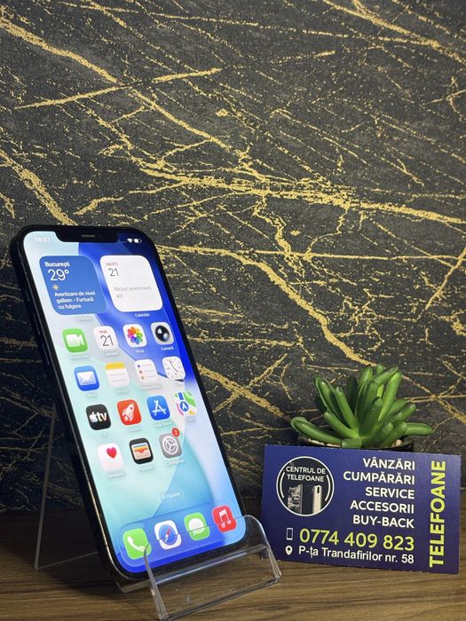Iphone 12 Pro Max/128GB/2 Ani Garantie Centrul de Telefoane/rate