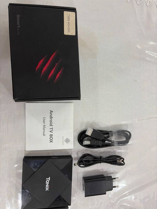 Smart TV Box Андроид ТВ бокс Tanix TX6S 4/32 GB — Идеальное состоян