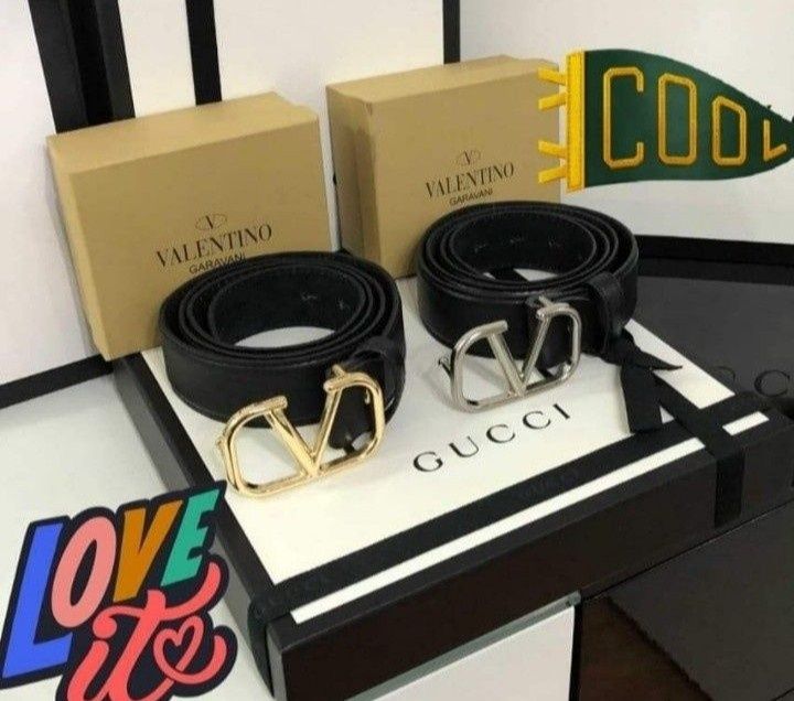 Curele unisex, logo metalic auriu sau argintiu,diverse dimensiuni
