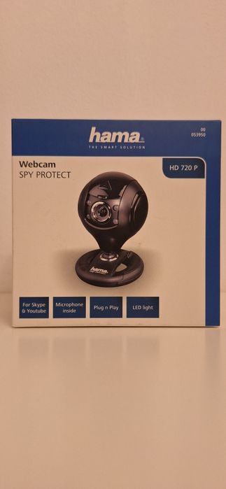 Camera web Hama Spy Protect 53950, USB, negru, produs sigilat