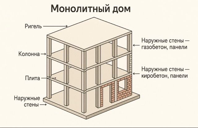 Монолетный дом курамиз бригада катта  факат монолет