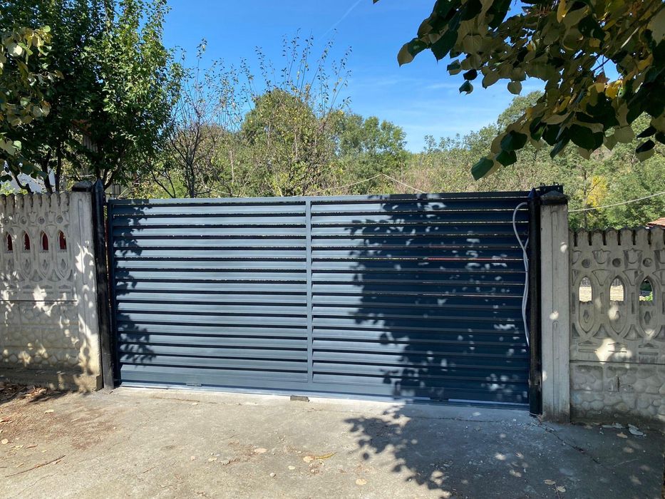 Gard jaluzea , gard fier forjat , porti fier forjat , porti auto