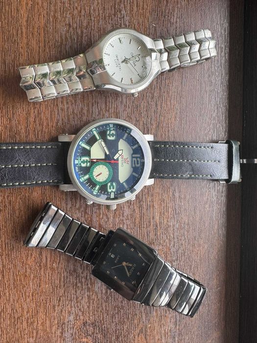 Set 3 ceasuri analog — Omega, Rado Jubilé, X-Feng — Quartz