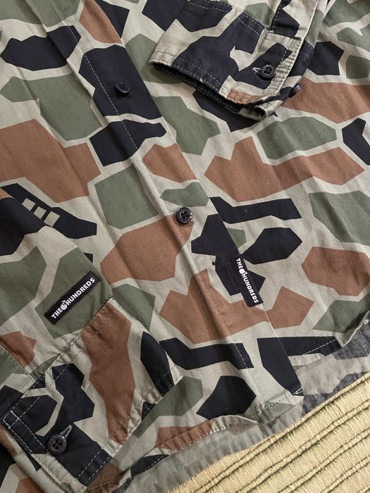 The hundreds camo shirt M риза