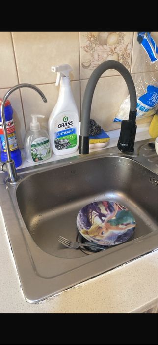 Бу кухонный раковина смистител