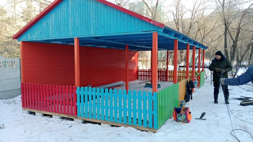Детские беседки для детсадов