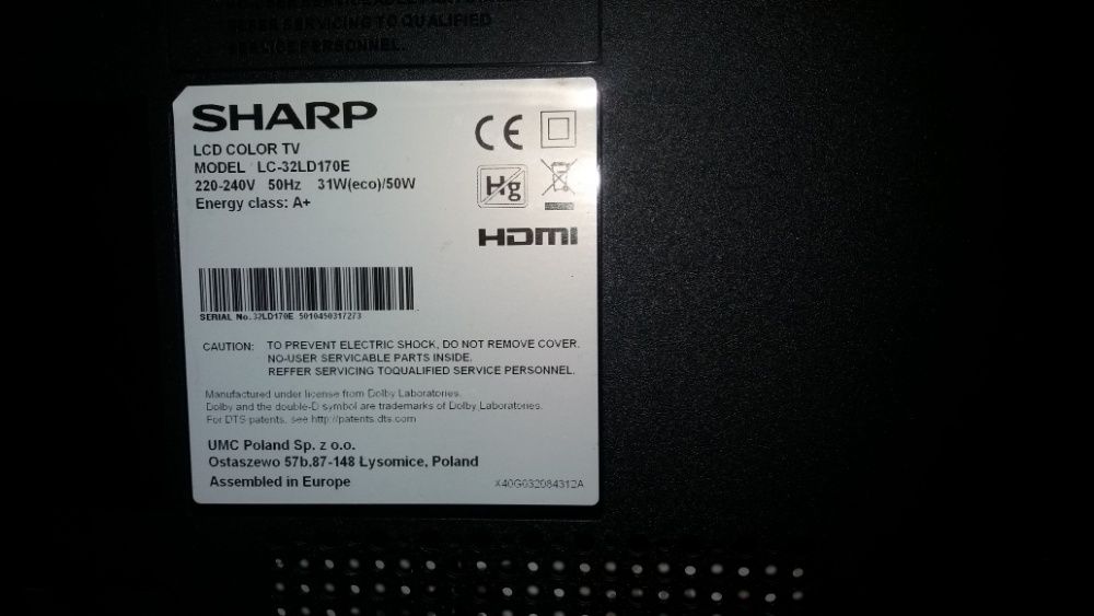 Sharp LED LC-32LD170E