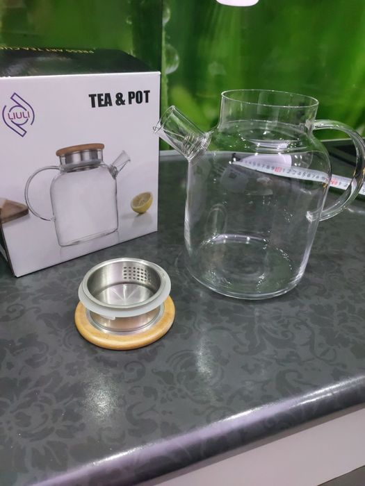 Чайник стеклянный 1,8 литра