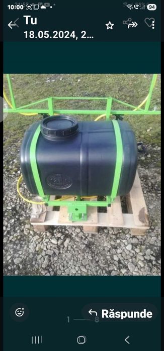 ERBICIDATOR PULVERIZATOR 125 l motocultor tractor atv 15 cp