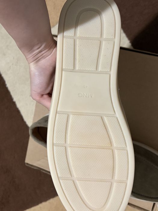 Mocasini piele intoarsa barbati Mango