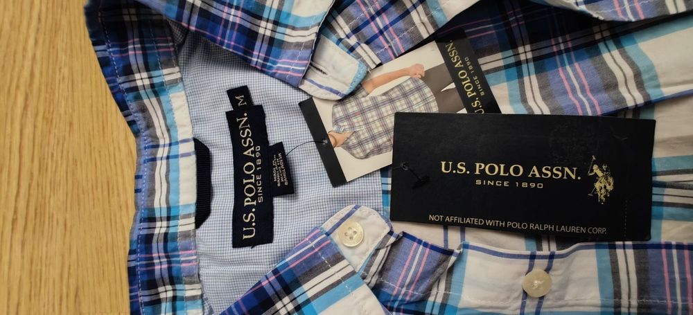 US Polo риза с къс ръкав