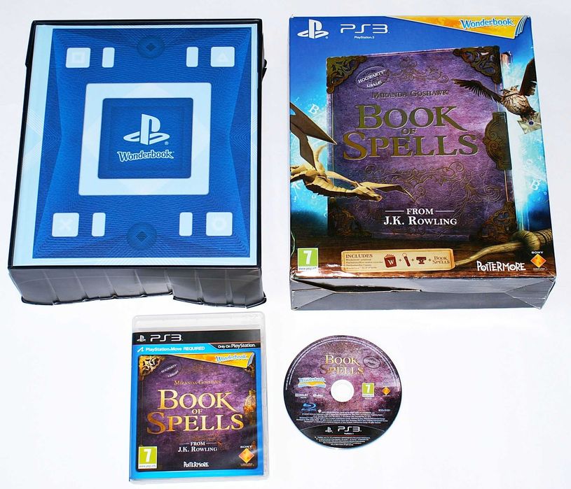 PS3 Wonderbook: Book of Spells  книга и диск на български език