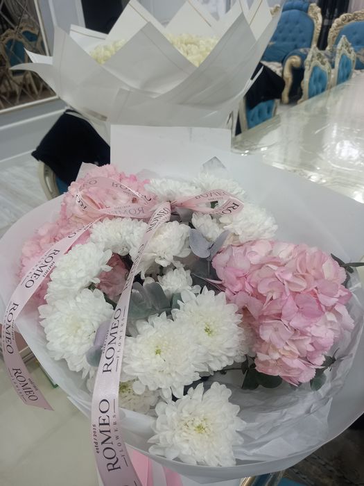 Только что получил цветы