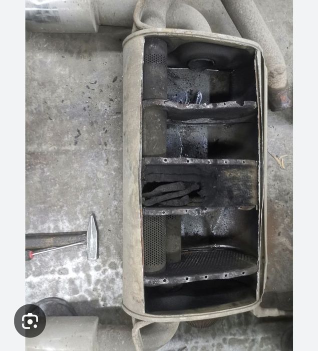 Мерседес глушитель ремонт