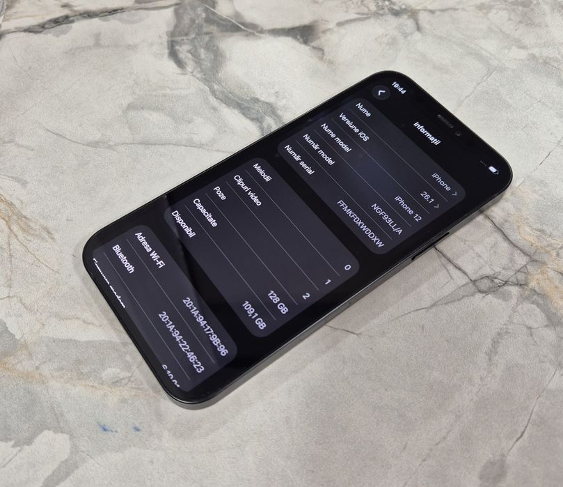 iPhone 12 128GB. IMPECABIL !! 89% Bateria