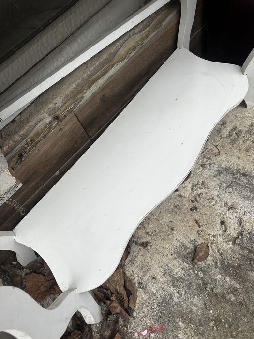 Comoda alba lemn si pal