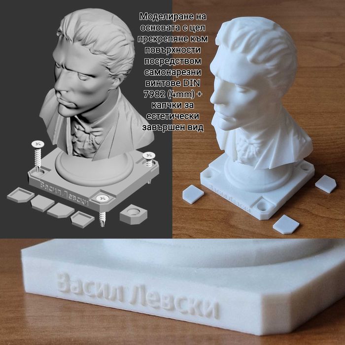 Услуги с 3D принтер (3Д принтиране и CAD чертане/проектиране)  - София