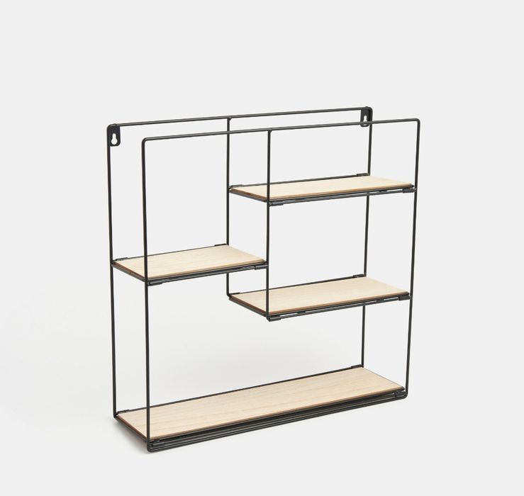 Сгъваема етажерка за стена