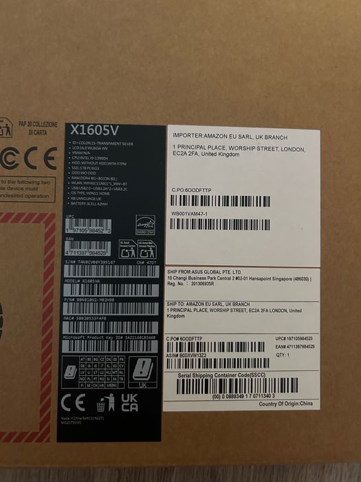 Лаптоп ASUS Vivobook 16 X1605VA с процесор Intel® Core™ i9-13900H