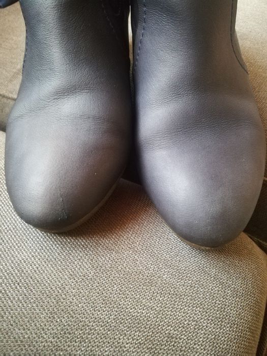 Дамски Боти  U.S Polo от естествен велур/кожа