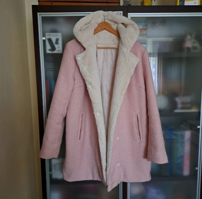 Palton gros cu blanita