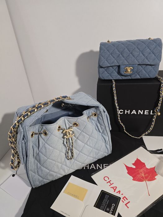 Налична чанта Chanel Hobo 25S Denim