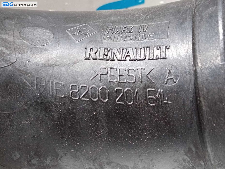 Tub Tubulatura Conducta Admisie Presiune Aer Intercooler Turbo Turbina Turbosuflanta Renault Laguna 2 1.9 DCI 2001 - 2007 Cod 8200201614 [M5389]