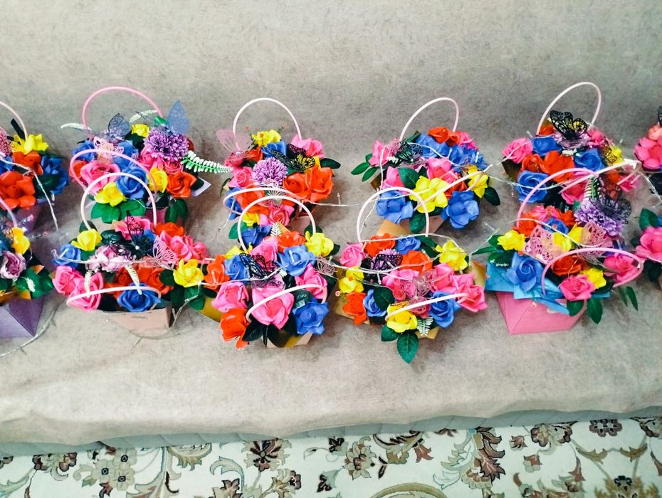 Мыльные розы букет цветов