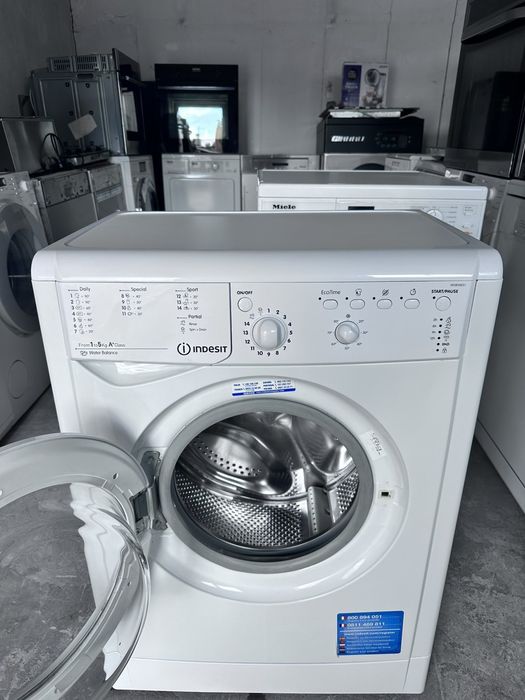 Пералня INDESIT, дълбока 45см. Безплатна доставка за София