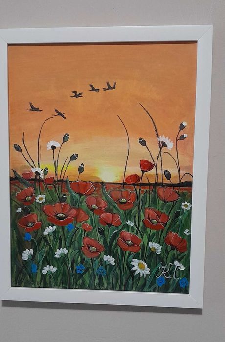 Авторски картини, акрилни бои