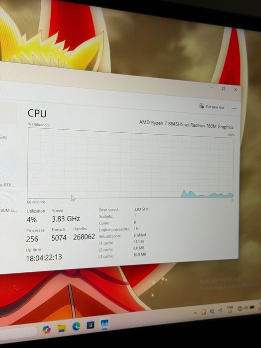 Геймърски лаптоп acer nitro 17,Ryzen 7,RTX 4070,1tb ssd,32gb ram