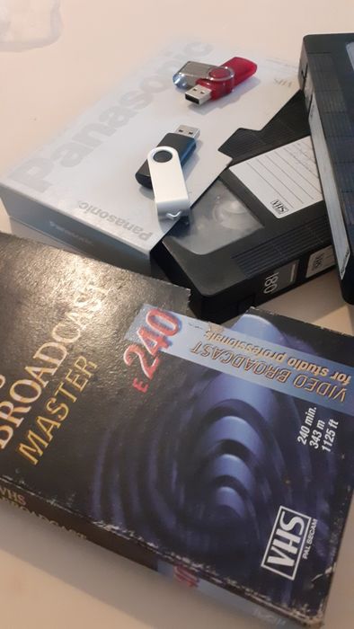 Copiere caseta video pe stik.